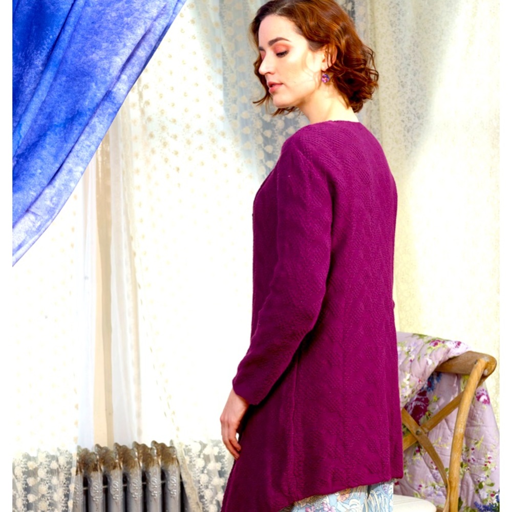 April Cornell Pointelle Sweater